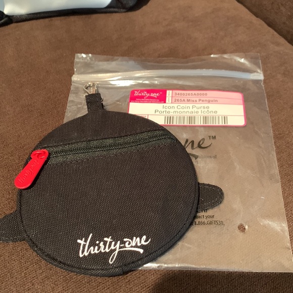 Thirty one 31 penguin pal littles carry all caddy and icon coin purse NIP - Picture 4 of 6